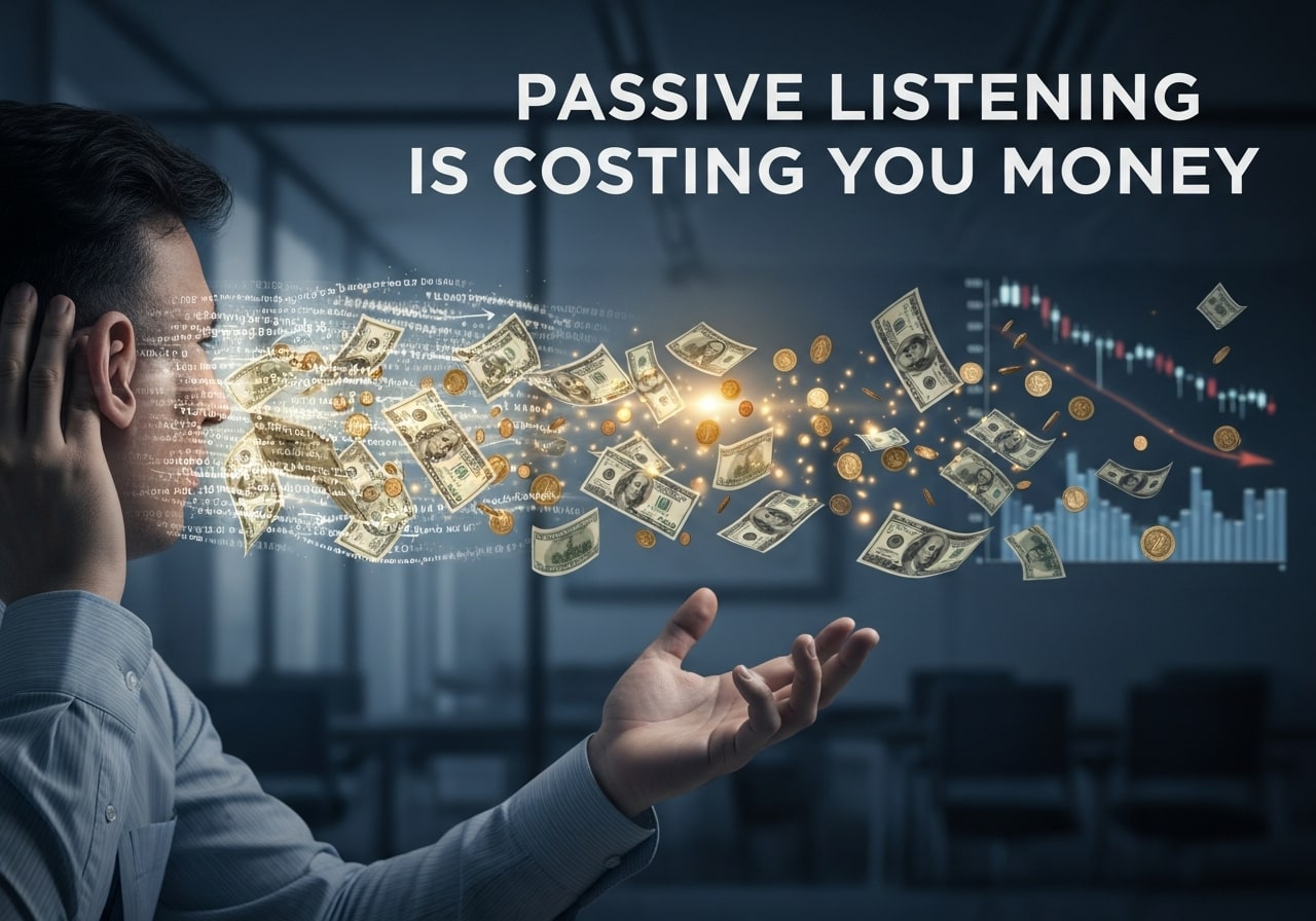 Passive Listening Is Costing You Money